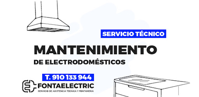 Mantenimiento de electrodomésticos Madrid