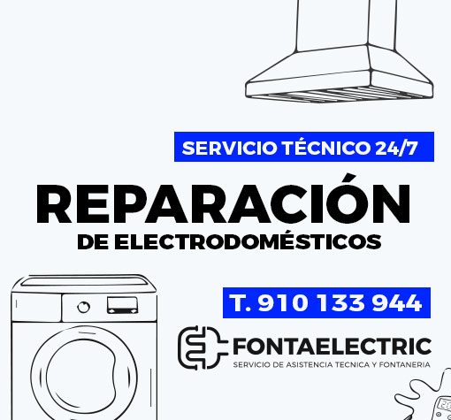 Reparación de electrodomésticos en Madrid