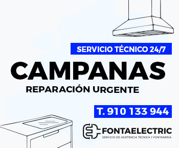 Servicio técnico oficial de campanas extractoras en Madrid