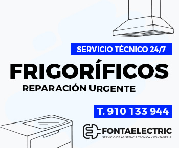 Servicio técnico oficial de frigoríficos en Madrid