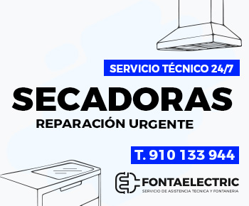 Servicio técnico oficial de secadoras en Madrid