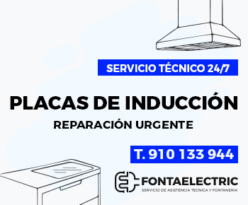 Servicio técnico oficial de placas de inducción en Madrid
