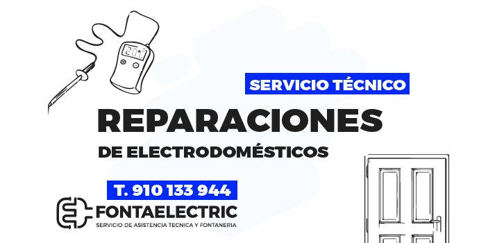 Reparación de electrodomésticos en Madrid