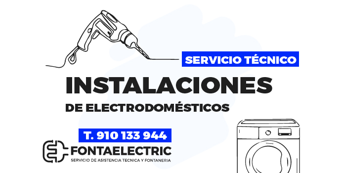 Instalación de electrodomésticos en Madrid